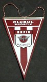 Fanion fotbal - RAPID BUCURESTI (model 2-snur)