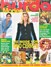 Burda Revista Moda, Insert Limba Romana, 58 tipare 3/1998(croitorie) foto