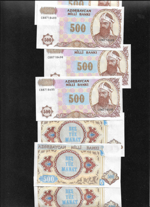 Azerbaidjan 500 manat 1993 unc pret pe bucata