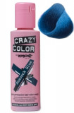 Crazy Color vopsea nuantatoare semipermanenta 100 ml - peacock blue nr.45