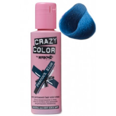 Crazy Color vopsea nuantatoare semipermanenta 100 ml - peacock blue nr.45
