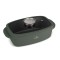 Tava copt cu capac sticla si sistem aroma knob, BerlingerHaus, Green Mate, BH/8775