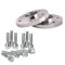 Set doua distantiere roti auto 5x100 pe 12mm, 57.1 plus prezoane M14X1.50 pentru Audi, VW
