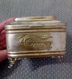 Cutie, zaharnita alama argintata B.HENNEBERG WARSZAWA