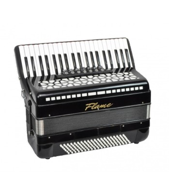 Acordeon Flame AC 41 clape 120 basi negru foto