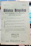 Biblioteca Metapsihica Anul II Numarul 8 Aprilie 1935