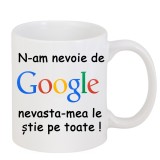Cana alba personalizata &quot;Sotia le stie pe toate&quot;, INOVATIX&reg;. 330ml