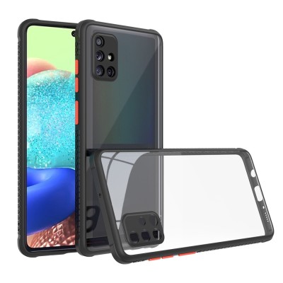 Husa SAMSUNG Galaxy A50 \ A50s \ A30s - Defender Hybrid (Negru/Transparent) foto