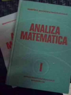 Analiza Matematica Vol.1-2 - Colectiv ,548055 foto
