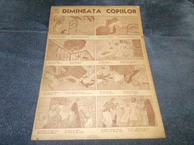 REVISTA DIMINEATA COPIILOR 7 AUGUST 1940 foto