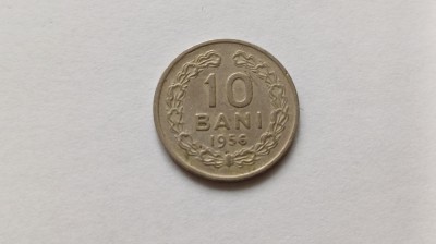 Romania -10 Bani 1956 foto