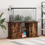 vidaXL Suport acvariu, stejar afumat, 121x41x58 cm, lemn prelucrat