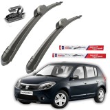 Cumpara ieftin Ștergătoare Dacia Sandero I (2008&ndash;2012) TeamCar&reg; &ndash; Set față Flat