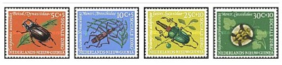 Ned. New Guinea 1961 - Insecte, serie neuzata foto