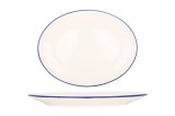 Bonna Placa de service - Linea Blue - Por&Aring;&pound;elan - 31x24 cm - set de 2