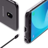 Husa Silicon Transparenta Samsung Galaxy J5 2017, Slim, Eleganta, Protectie Zgarieturi