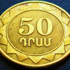Moneda 50 DRAM - ARMENIA, anul 2003 * cod 4921 B