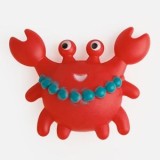 Jucarie pentru caini, Crab rosu cu sunet, 13 cm, CMCLASS