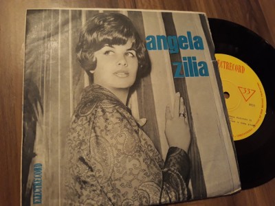 VINIL ANGELA ZILIA ORCHESTRA GEORGE MUZAKIS/TRIO KITARA IN LIMBA GREACA STARE EX foto