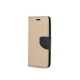 Husa Pentru LG K10 - Leather Fancy TSS, AuriuNegru