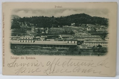 PREDEAL , VEDERE GENERALA , CARTE POSTALA ILUSTRATA , CLASICA , DATATA 1902 foto
