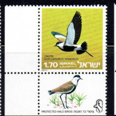 ISRAEL 1975, Fauna, Pasari, serie neuzată, MNH