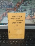 Statutele Societății de bine-facere și ajutor reciproc Regina Elisabeta din Iași, fondată la 10 septembrie 1908, cu portretul Reginei, Iași 1912, 013