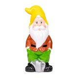 Pitic de gradina din ceramica, inaltime 40 cm, multicolor, finisaj lucios