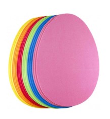 Accesorii creatie hartie gumata,ou,multicolor,14x15,1mm,12 bucati set