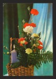 CPIB 20046 CARTE POSTALA - FELICITARE - COS CU FLORI DE ANIVERSARE