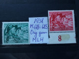 1938-Complet set-MLH, Nestampilat