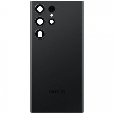 Capac Baterie Samsung Galaxy S23 Ultra S918, Negru (Phantom Black), Service Pack GH82-30400A foto