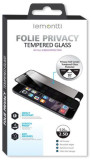 Folie Protectie Sticla Privacy Lemontti LFSPI13PMBK pentru Apple iPhone 13 Pro Max (Transparent/Negru)