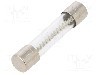 Siguranta fuzibila lenta, 20A, tensiune 32/250V AC, 6,3x32mm, OPTIFUSE - TSA-20A