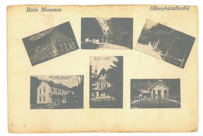 4988 - MONEASA, Arad, Multi vue, Romania - old postcard - unused