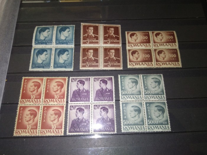 TIMBRE ROMANIA BLOC MIHAI