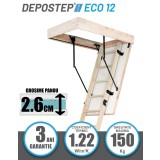 Scara pod DEPOSTEP ECO 12 pliabila din lemn