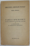 TABELE SINCRONICE , DATELE HEGIREI SI DATELE EREI NOASTRE CU O INTRODUCERE IN CRONOLOGIA MUSULMANA de MIHAIL GUBOGLU , 1955