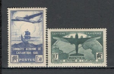 Franta.1936 Posta aeriana-Traversarea Oceanului Atlantic SF.35 foto