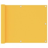 vidaXL Paravan de balcon, galben, 75 x 400 cm, țesătură oxford 135021