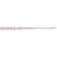 Vierme Jackall Peke Ring Clear Red Flake 6.8cm 8buc/plic foto