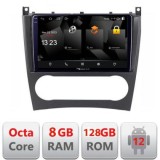 Navigatie Mercedes Clasa C W203 facelift 5960Pro-093 Android Octa Core Qualcomm 2K Qled 8+128 DTS DSP 360 4G Optical CarStore Technology
