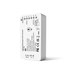 Controller LED Digital WLED cu Microfon, GLEDOPTO GL-C-010WL, ESP32, WiFi, 100+ efecte, compatibil WS2812B, DC 5-24V