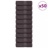VidaXL Prosoape cu săpun 50 buc Antracit 30x30 cm 360 g/m&sup2; 100% bumbac