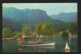 CPIB 17931 CARTE POSTALA - BAILE TUSNAD. LACUL &quot;CIUCAS&quot;, BARCA, Circulata, Fotografie