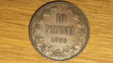 Finlanda ducat sub Imperiul Rus -piesa de istorie- 10 pennia 1899 XF -Nicolae II, Europa
