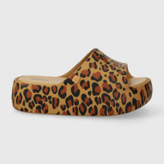 Melissa papuci MELISSA FREE PRINT PLATFORM AD femei, culoarea maro, cu platforma, M.33996.Q642