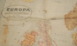 EUROPA Scara - 1: 6.000.000; dim.: 162.00x96.00 cm - Cenzurat cu Nr. 983 din 4 XII 1939 - Institutul Cartografia "UNIREA" din Brasov