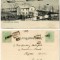 ROMANIA marina Dobrogea Sulina ilustrata 1902 cladiri pe tarm si nave in larg