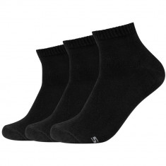 șosete Skechers 3PPK Basic Quarter Socks SK42004-9999 negru